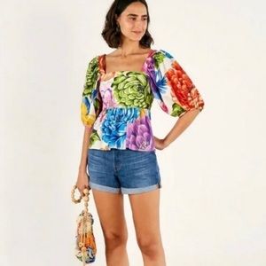 FARM RIO Rainbow Chita Blouse